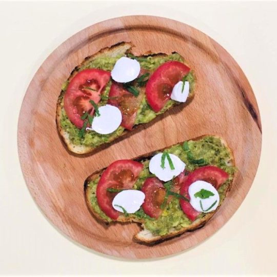 Avocado Toast Caprese