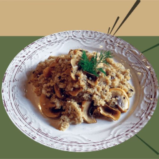 Quinoa Me Tartuf Dhe Kërpudha