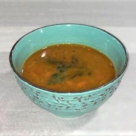 Supa Patate E Ëmbël Dhe Xhinxher